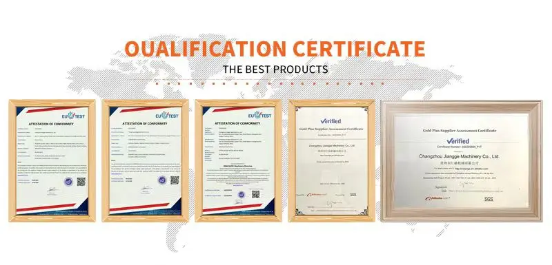 JG certificates